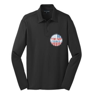 Trump Vance Republican 2024 Election Front And Back Silk Touch Performance Long Sleeve Polo