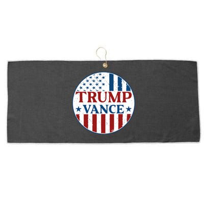 Trump Vance Republican 2024 Election Front And Back Large Microfiber Waffle Golf Towel