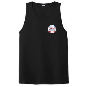 Trump Vance Republican 2024 Election Front And Back PosiCharge Competitor Tank