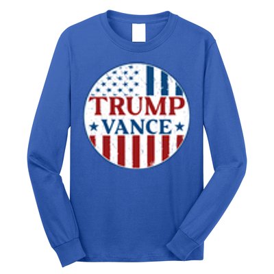 Trump Vance Republican 2024 Election Front And Back Long Sleeve Shirt