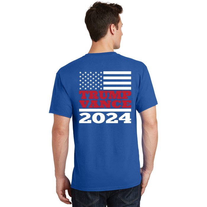 Trump Vance Republican 2024 Election Front And Back T-Shirt