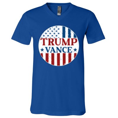 Trump Vance Republican 2024 Election Front And Back V-Neck T-Shirt