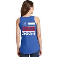 Trump Vance Republican 2024 Election Front And Back Ladies Essential Tank