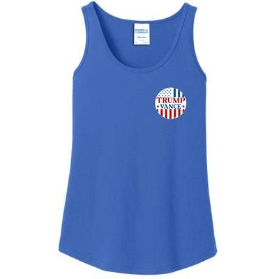 Trump Vance Republican 2024 Election Front And Back Ladies Essential Tank