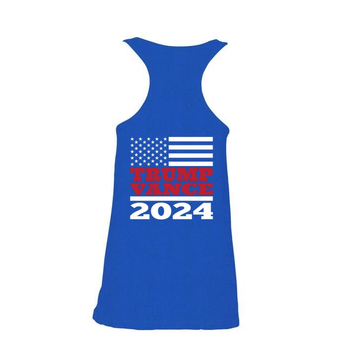 Trump Vance Republican 2024 Election Front And Back Ladies Essential Flowy Tank