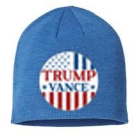 Trump Vance Republican 2024 Election Front And Back Sustainable Beanie