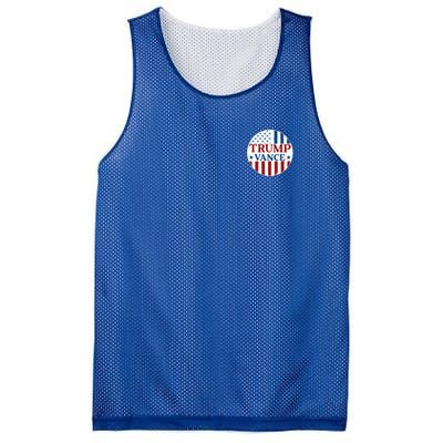 Trump Vance Republican 2024 Election Front And Back Mesh Reversible Basketball Jersey Tank