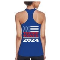 Trump Vance Republican 2024 Election Front And Back Women's Racerback Tank