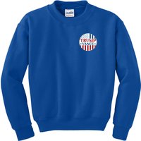 Trump Vance Republican 2024 Election Front And Back Kids Sweatshirt