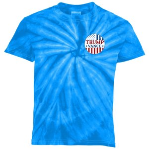 Trump Vance Republican 2024 Election Front And Back Kids Tie-Dye T-Shirt