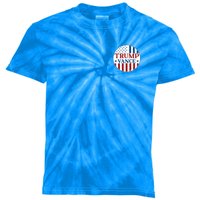 Trump Vance Republican 2024 Election Front And Back Kids Tie-Dye T-Shirt