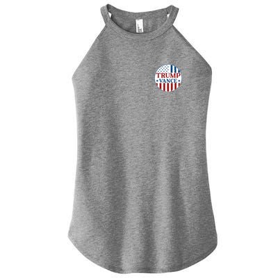 Trump Vance Republican 2024 Election Front And Back Women's Perfect Tri Rocker Tank