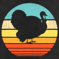 Turkey Vintage Retro Happy Thanksgiving  Hat