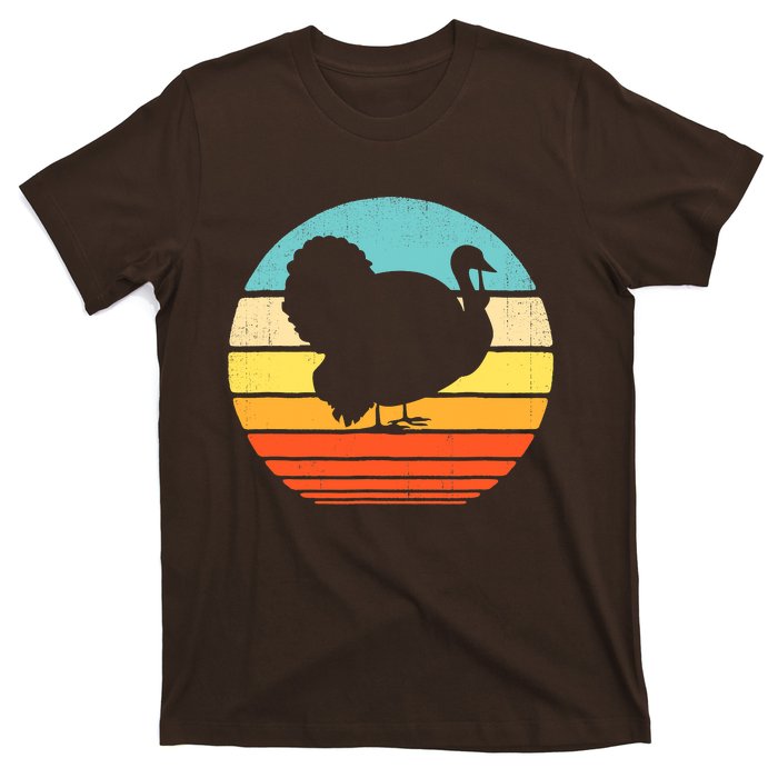 Turkey Vintage Retro Happy Thanksgiving  T-Shirt