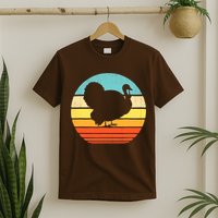 Turkey Vintage Retro Happy Thanksgiving  T-Shirt