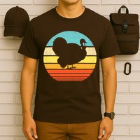 Turkey Vintage Retro Happy Thanksgiving  T-Shirt