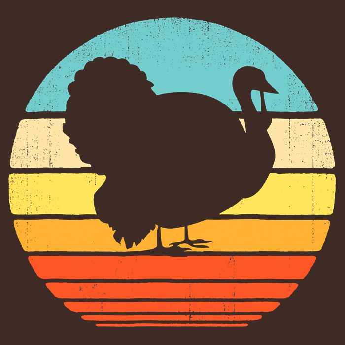 Turkey Vintage Retro Happy Thanksgiving  T-Shirt