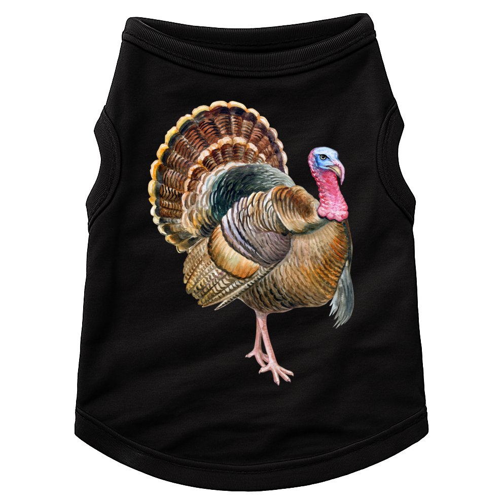 Turkey Vintage Retro Gobble Gobble Thanksgiving Classic Cool Gift Doggie Tank