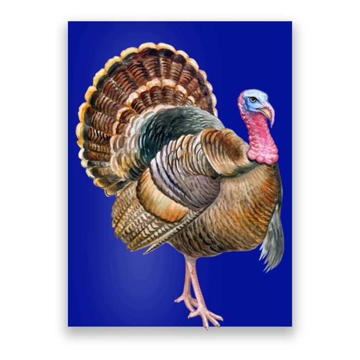 Turkey Vintage Retro Gobble Gobble Thanksgiving Classic Cool Gift Poster