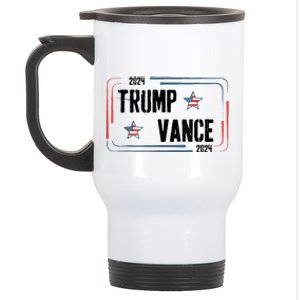 Trump Vance Retro Funny 2024 Stainless Steel Travel Mug