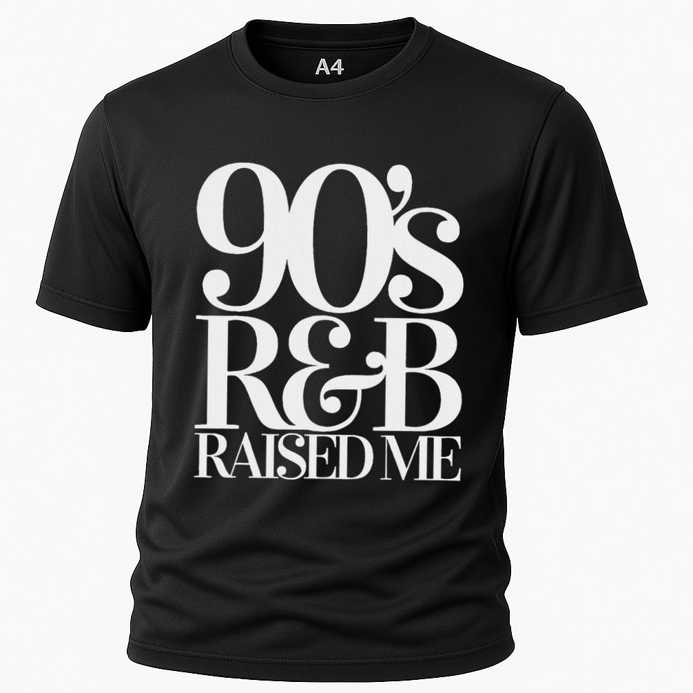 Throwback Vintage Rnb Classics 90S Old School R&B Cooling Performance Crew T-Shirt
