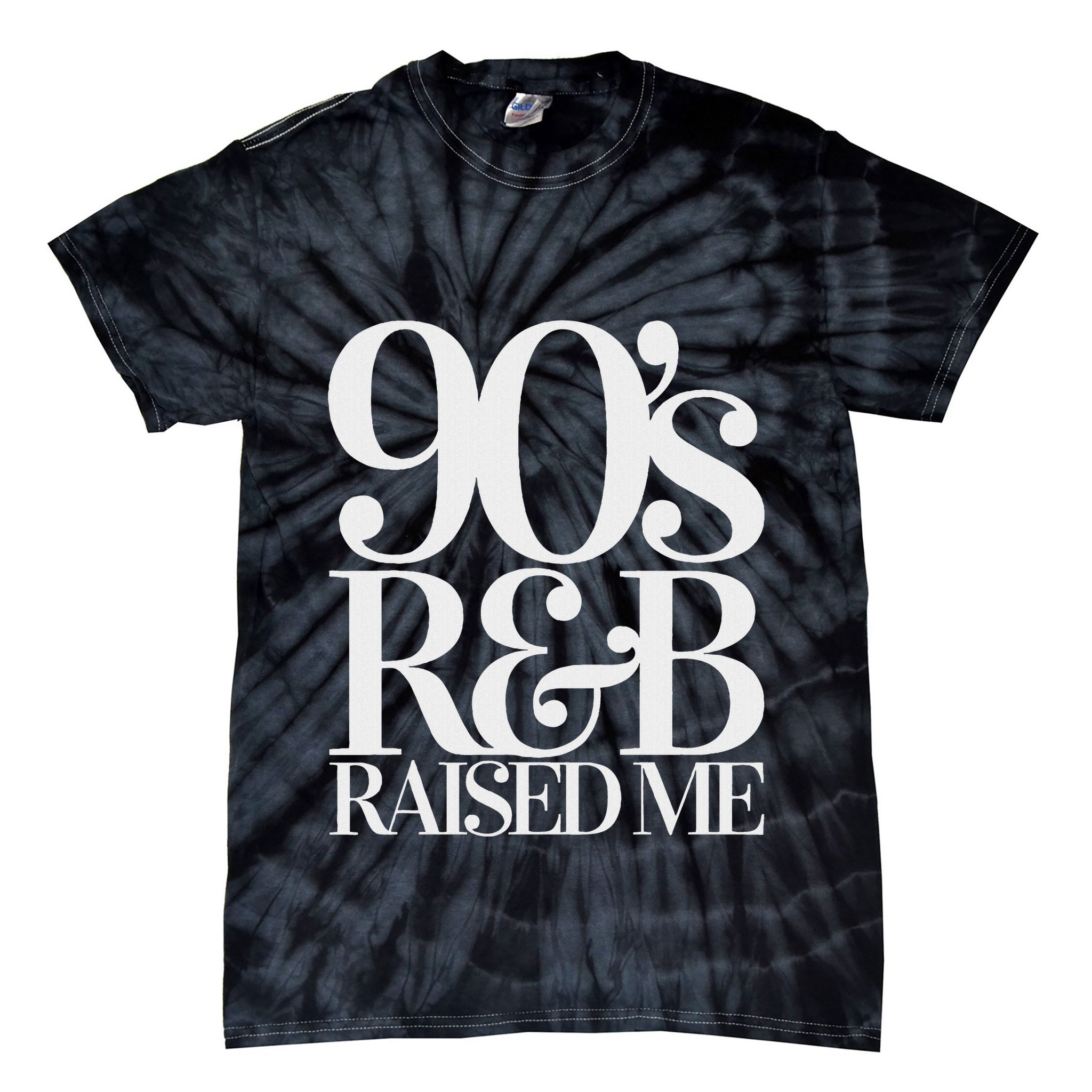 Throwback Vintage Rnb Classics 90S Old School R&B Tie-Dye T-Shirt