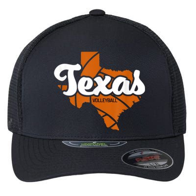 Texas Volleyball Retro Flexfit Unipanel Trucker Cap