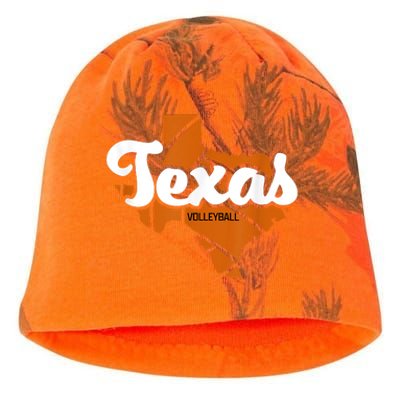 Texas Volleyball Retro Kati - Camo Knit Beanie