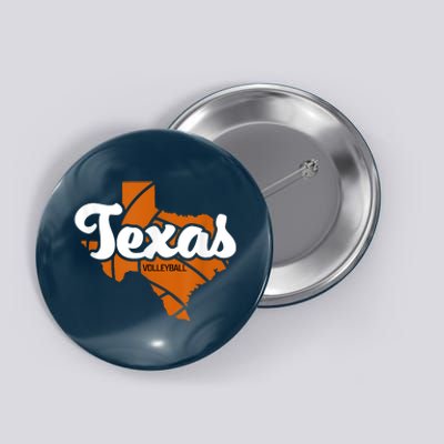 Texas Volleyball Retro Button