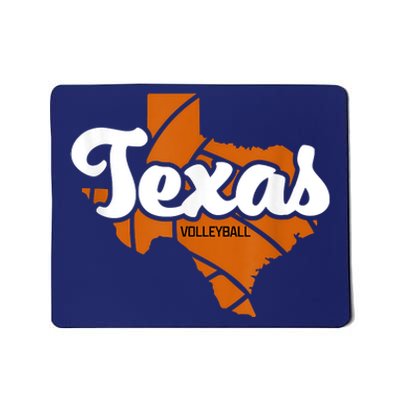 Texas Volleyball Retro Mousepad