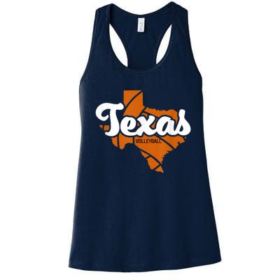 Texas Volleyball Retro Women's Racerback Tank