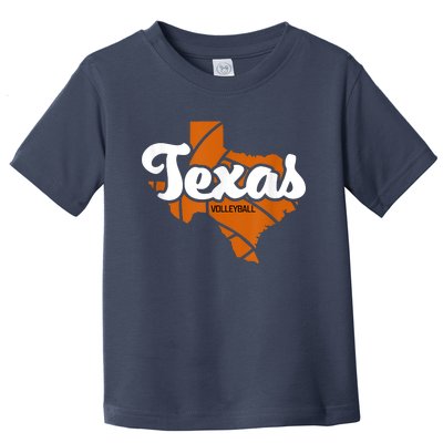 Texas Volleyball Retro Toddler T-Shirt