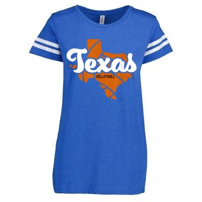 Texas Volleyball Retro Enza Ladies Jersey Football T-Shirt