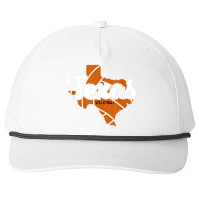 Texas Volleyball Retro Snapback Five-Panel Rope Hat