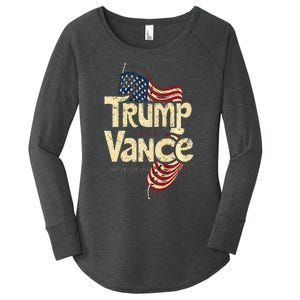 Trump Vance Retro Style Premium Women's Perfect Tri Tunic Long Sleeve Shirt