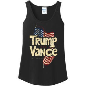 Trump Vance Retro Style Premium Ladies Essential Tank