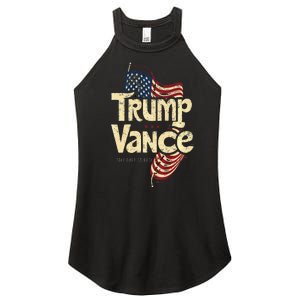 Trump Vance Retro Style Premium Women's Perfect Tri Rocker Tank