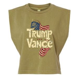 Trump Vance Retro Style Premium Garment-Dyed Women's Muscle Tee