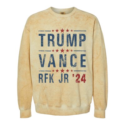 Trump Vance Rfk Jr 2024 IM Voting For Trump Kennedy Vance Colorblast Crewneck Sweatshirt