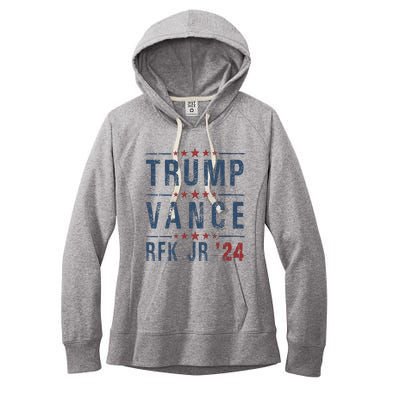 Trump Vance Rfk Jr 2024 IM Voting For Trump Kennedy Vance Women's Fleece Hoodie