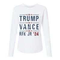 Trump Vance Rfk Jr 2024 IM Voting For Trump Kennedy Vance Womens Cotton Relaxed Long Sleeve T-Shirt