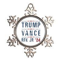 Trump Vance Rfk Jr 2024 IM Voting For Trump Kennedy Vance Metallic Star Ornament