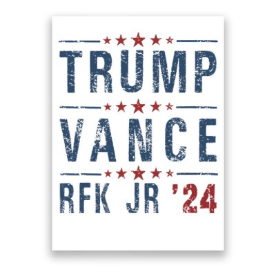 Trump Vance Rfk Jr 2024 IM Voting For Trump Kennedy Vance Poster