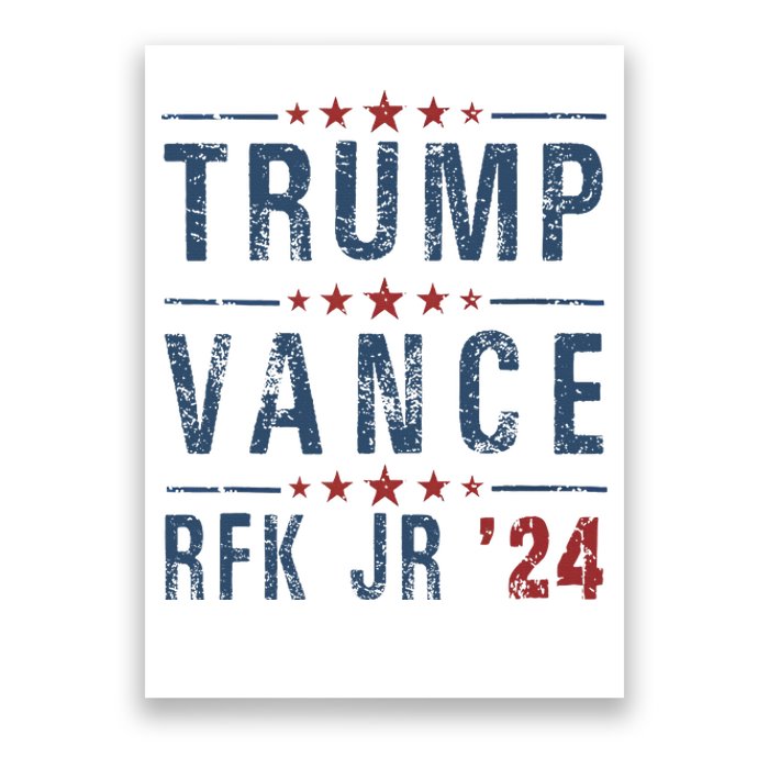 Trump Vance Rfk Jr 2024 IM Voting For Trump Kennedy Vance Poster