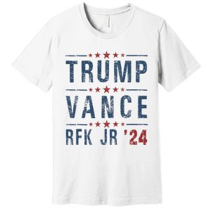 Trump Vance Rfk Jr 2024 IM Voting For Trump Kennedy Vance Premium T-Shirt