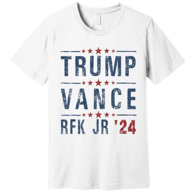 Trump Vance Rfk Jr 2024 IM Voting For Trump Kennedy Vance Premium T-Shirt