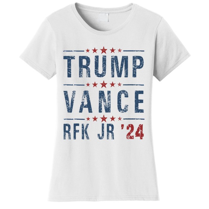 Trump Vance Rfk Jr 2024 IM Voting For Trump Kennedy Vance Women's T-Shirt