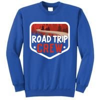 Traveler Vacation Road Trip Crew Watercolor Gift Sweatshirt