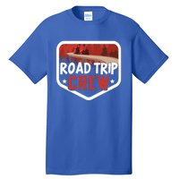 Traveler Vacation Road Trip Crew Watercolor Gift Tall T-Shirt