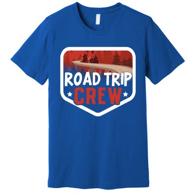 Traveler Vacation Road Trip Crew Watercolor Gift Premium T-Shirt